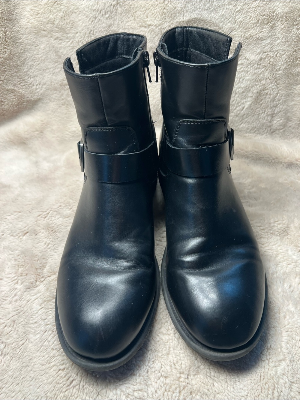 Frye and Co. "Cormac" motorcycle ankle boots womens 9.5 - Picture 2 of 8